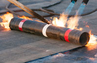 Breach flat roof sealing