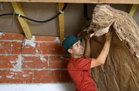 Breach tapered roof insulation